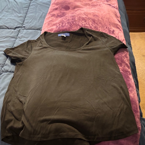 Simply Styled Dark Brown Short Sleeve Top - Picture 1 of 4